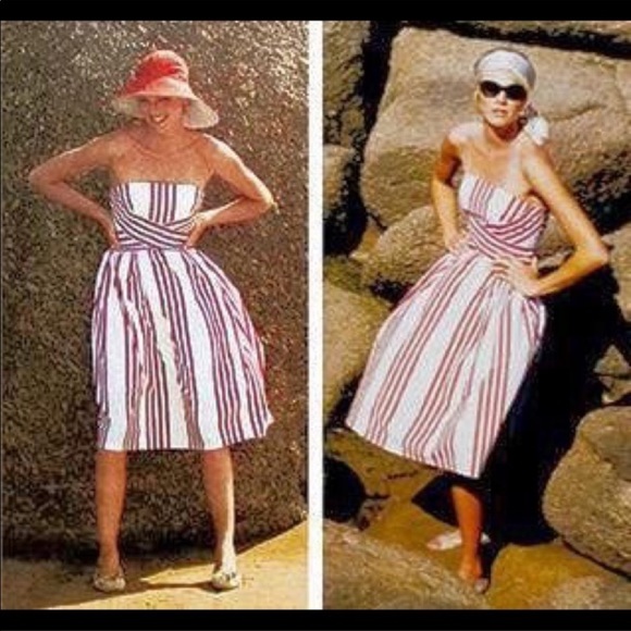 ❗️LAST CHANCE - CLOSING Iconic Regatta dress BW striped cotton - Picture 8 of 8